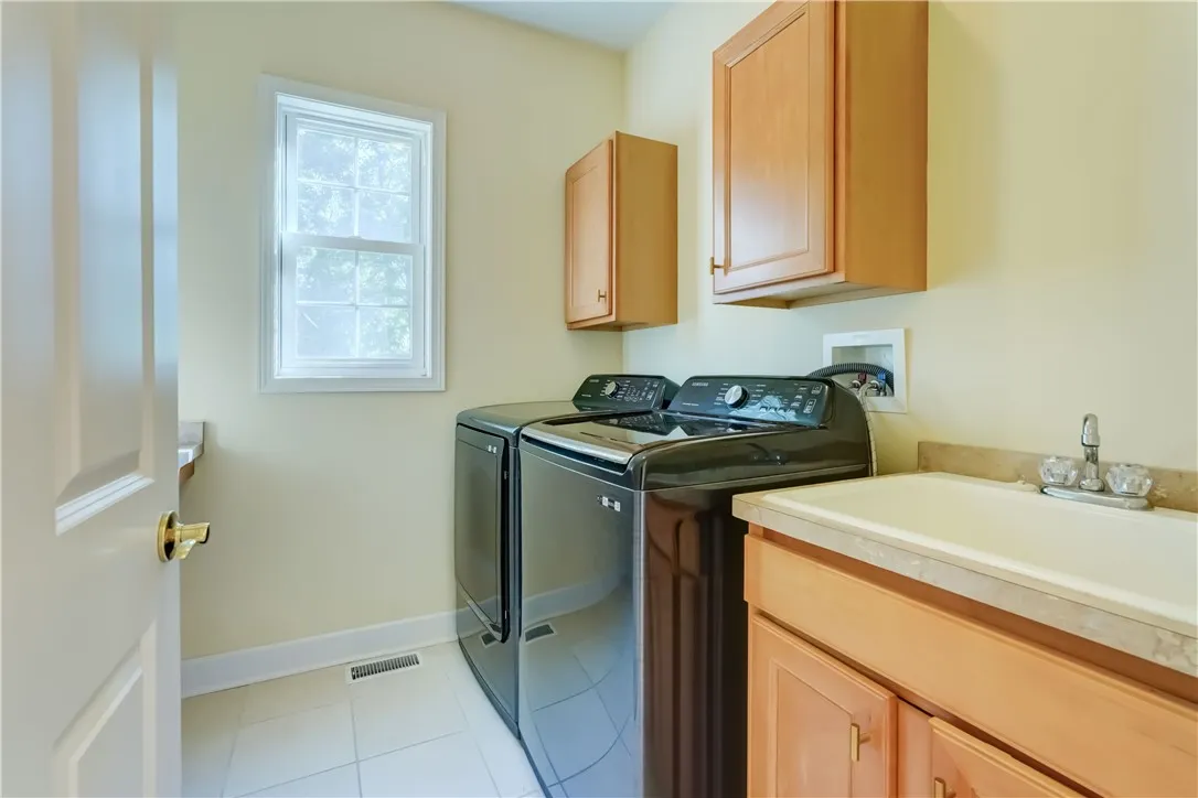 1st flooor laundry room. New washer/dryer