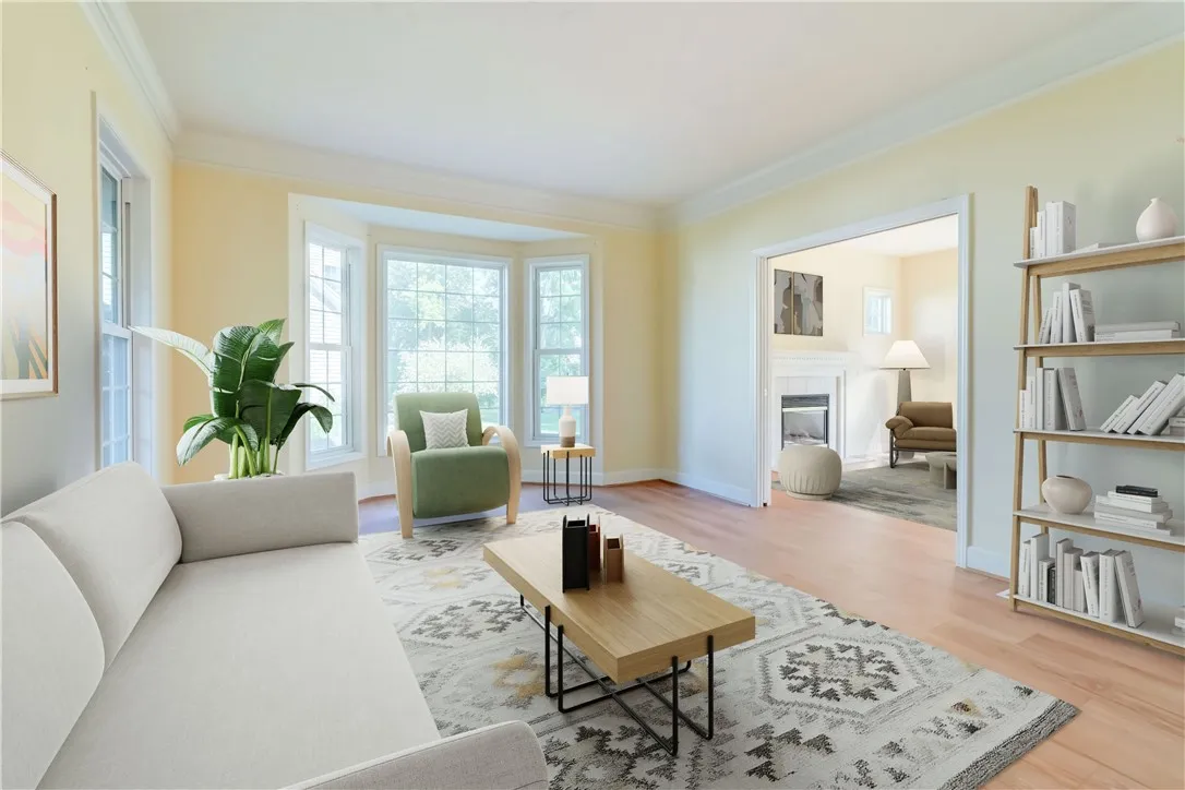 Living room (virtually staged)