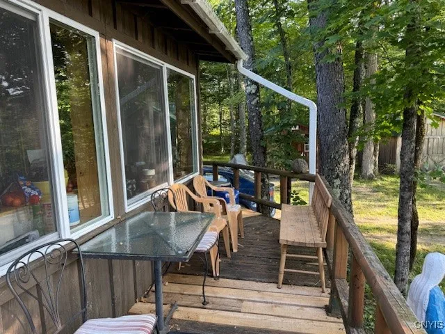 Enclosed porch was originally an open one.