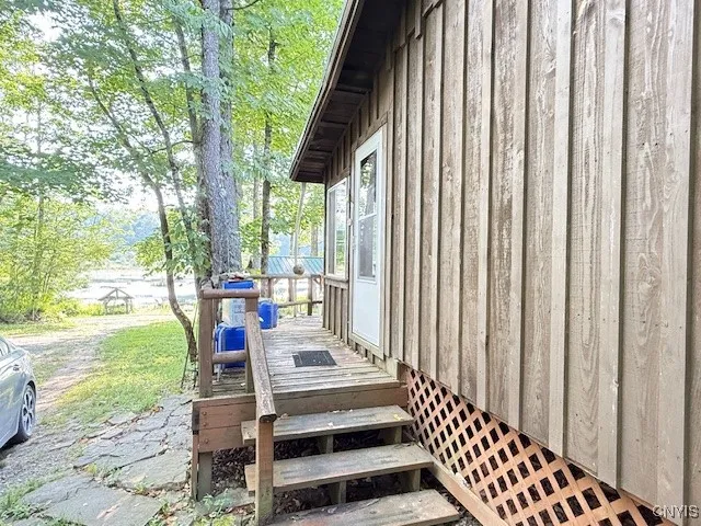 Side entrance
