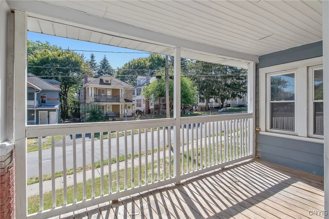 Welcoming front porch