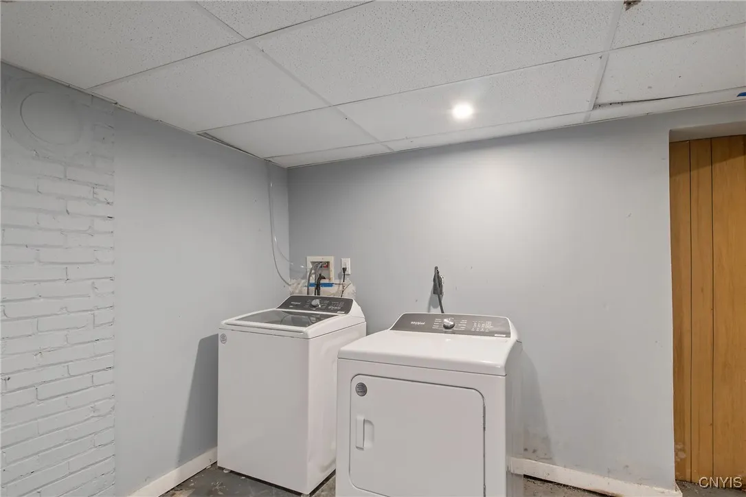Basement laundry
