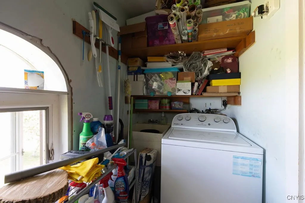Second floor laundry area