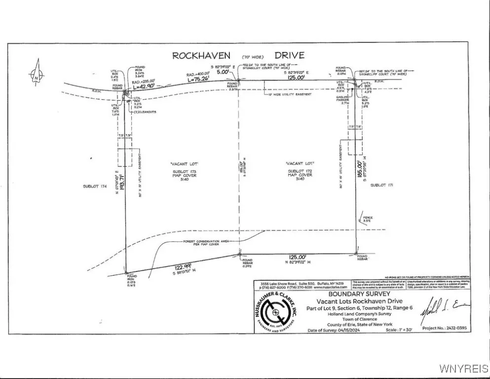 Sublot 173 Rockhaven Drive, Clarence, New York 140, Clarence, New York 14031, ,Land,For Sale,Sublot 173 Rockhaven Drive, Clarence, New York 140,B1625481