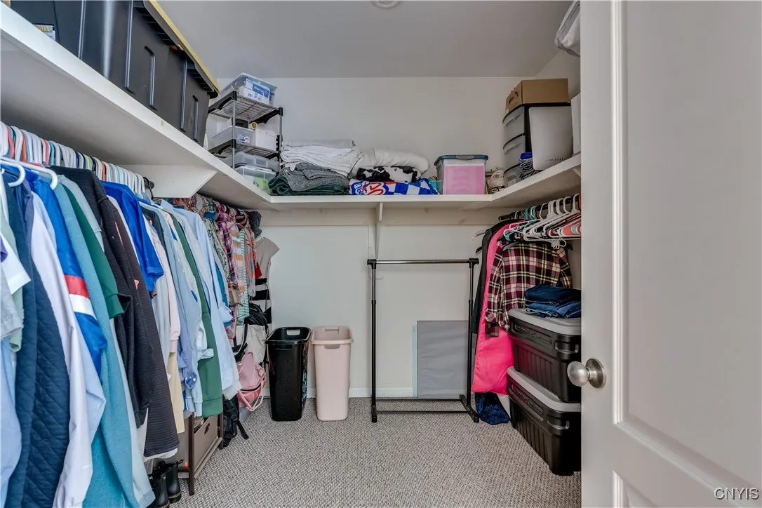 Primary bedroom closet