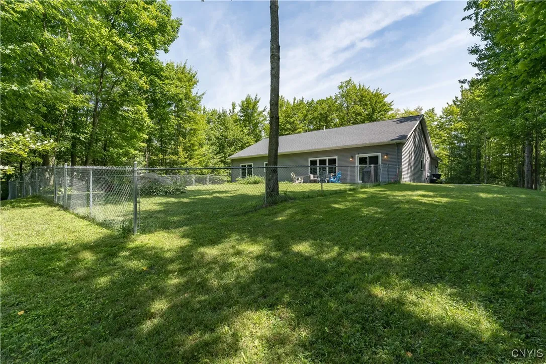 Back view of home