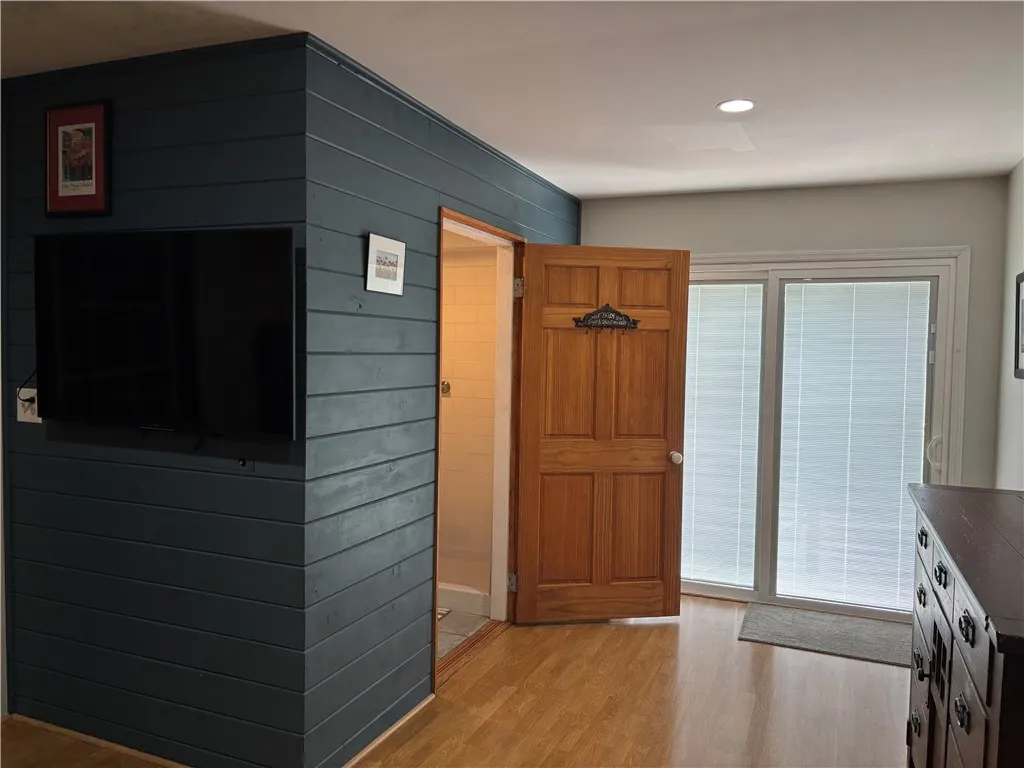 Bathroom and walk out to deck from primary bedroom