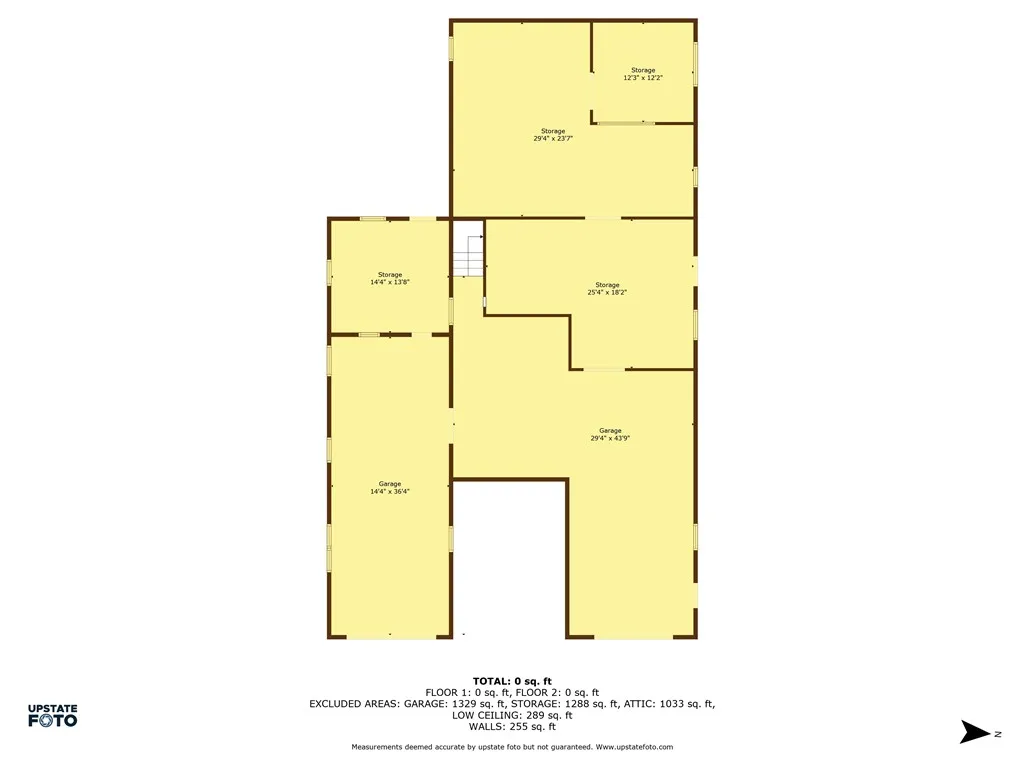 A First floor plan of the barn