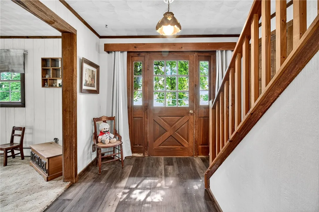 The front door welcomes your guests