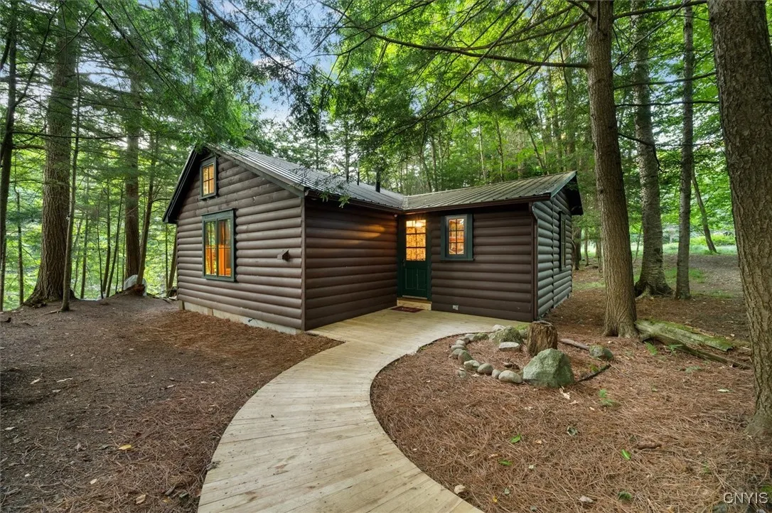 Nestled in the woods