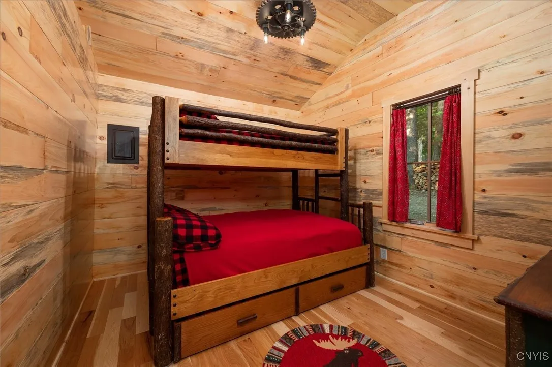 Bedroom 2 with bunk and a trundle bed