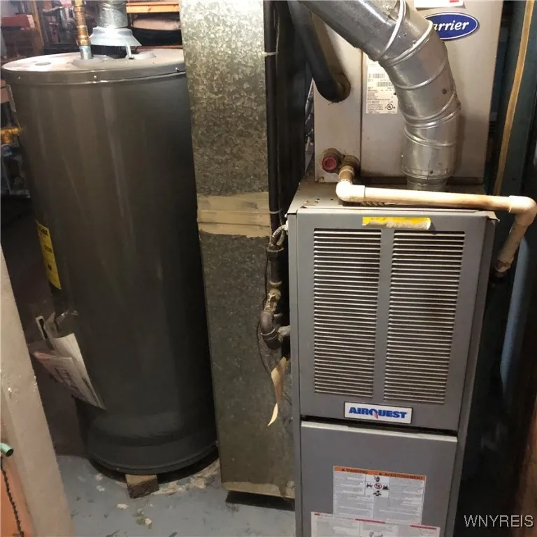Furnace and hot water tank