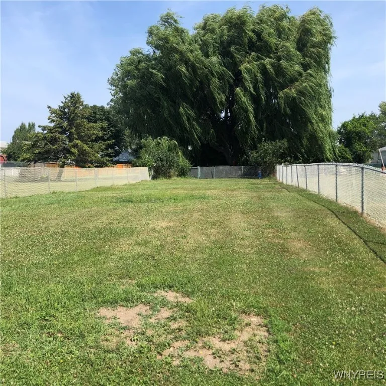 Back Yard is Fenced-in - Chain link Fence