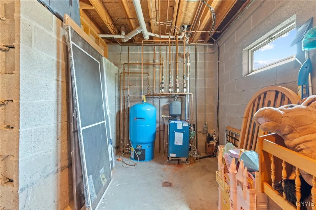 Boiler and storage room