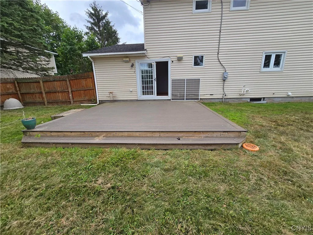 Backyard deck