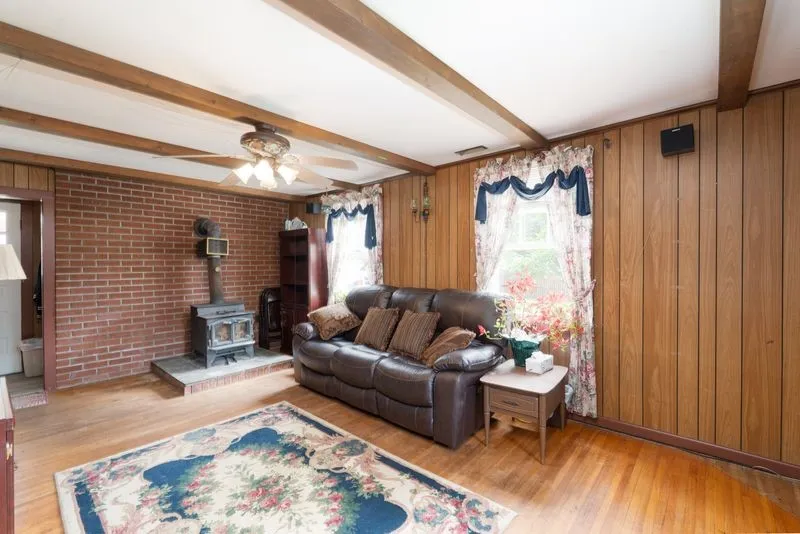 living with woodstove