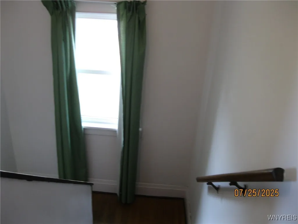 Stairway to upper level