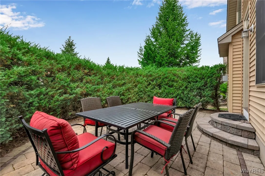 Private patio off of great room