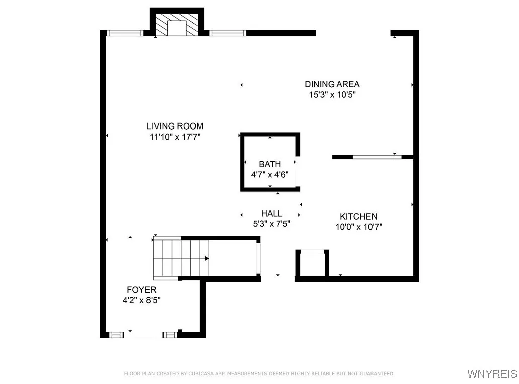 First floor layout