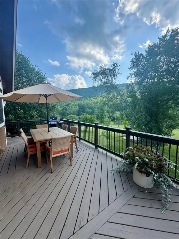 Mountain view from your deck