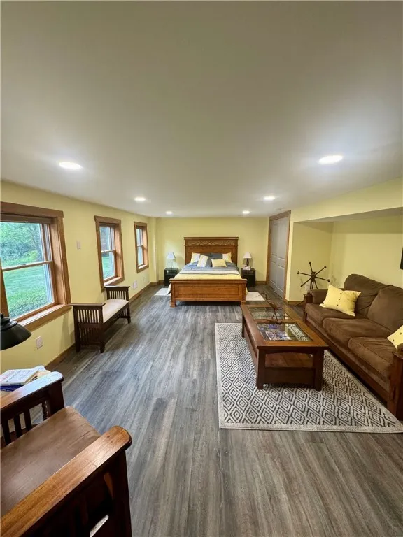 Walkout level bedroom