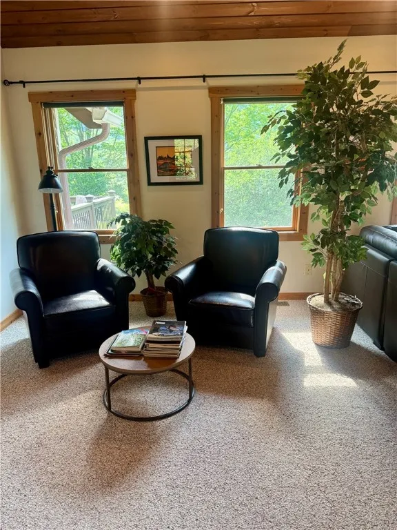 Sitting area in the great room