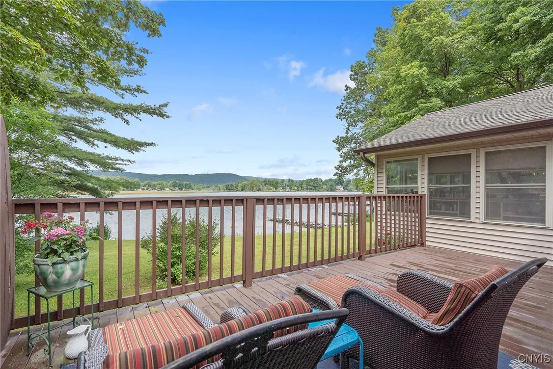 Private deck off of the primary suite