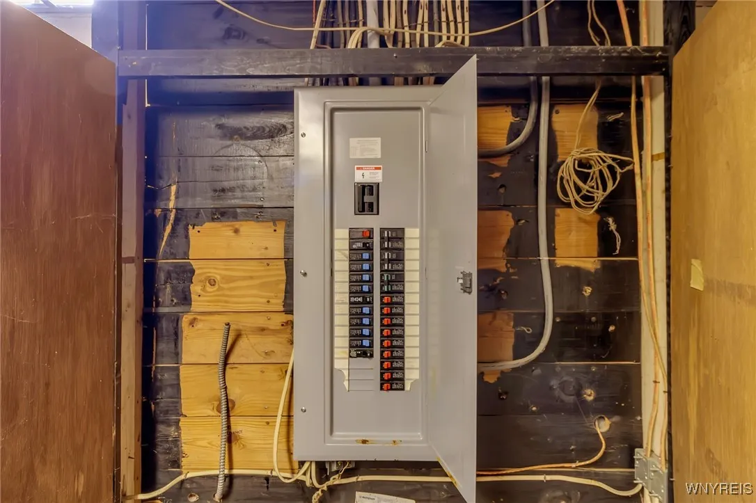 basement electrical panel box