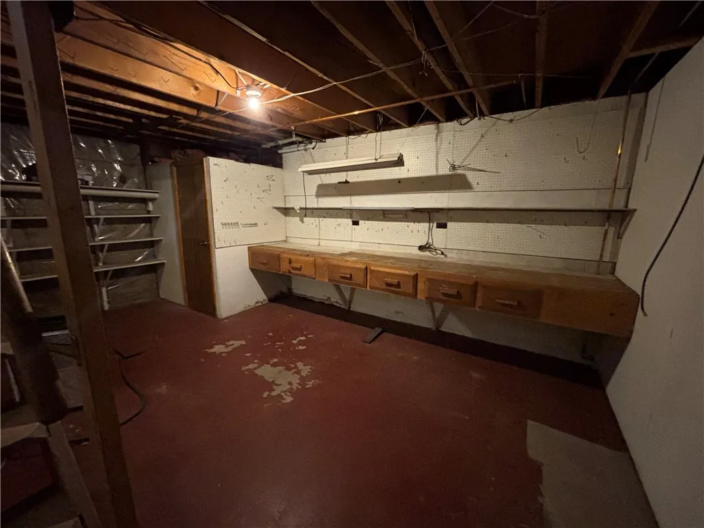 Basement workshop