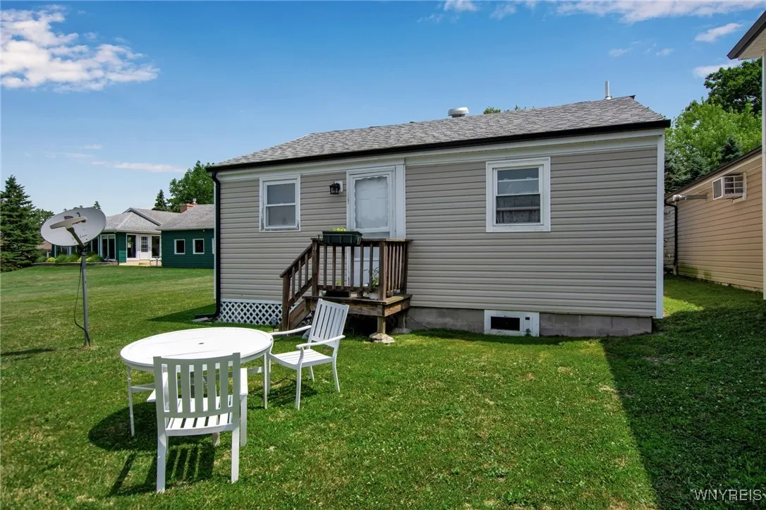 Back deck of Cottage