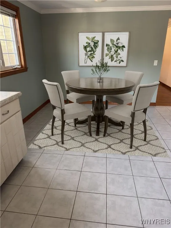 Kitchen Dining Area virtually staged
