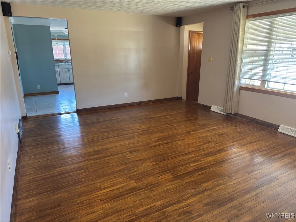 Living room with hardwood floors
