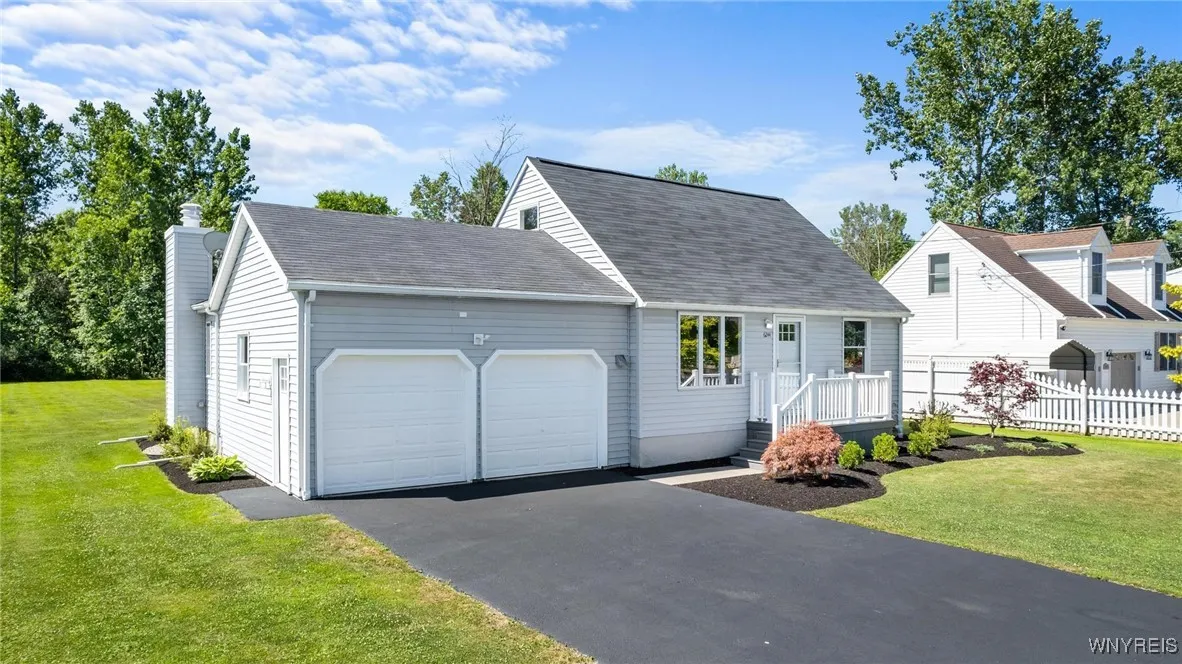 New driveway and porch