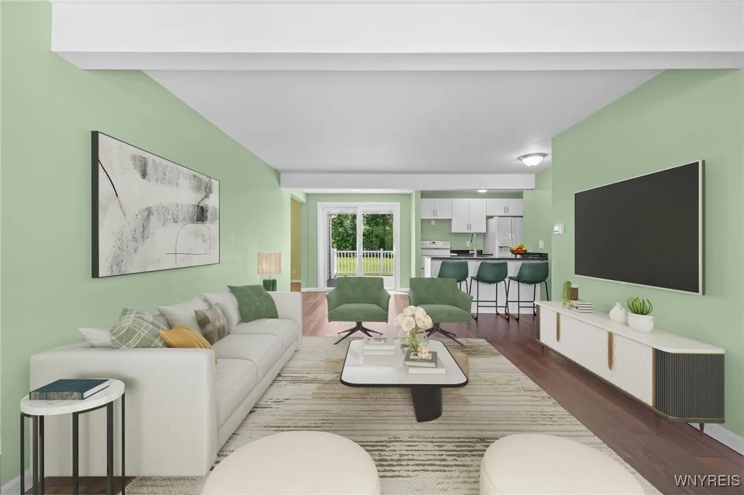 Virtually staged-Cook and entertain!