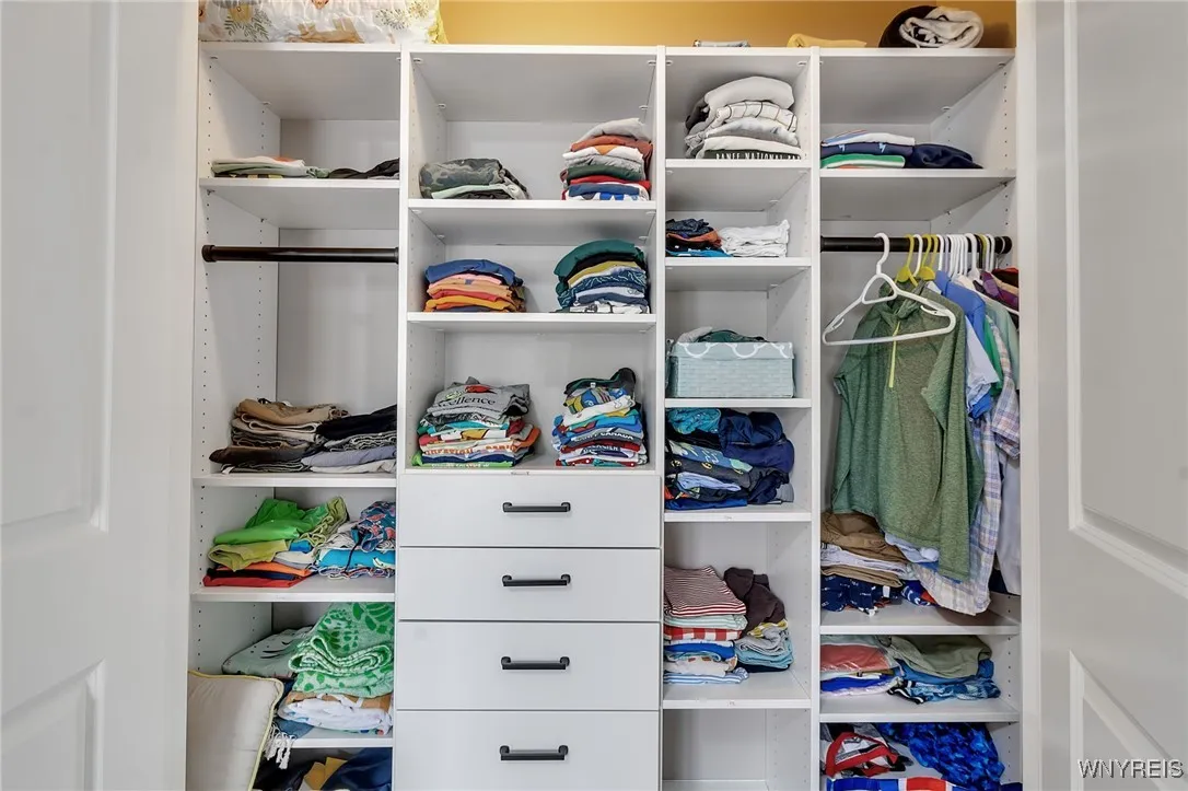 Custom Closet Systems in all Bedrooms.