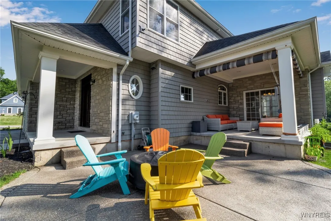 Best of both worlds with covered and open porches to enjoy.