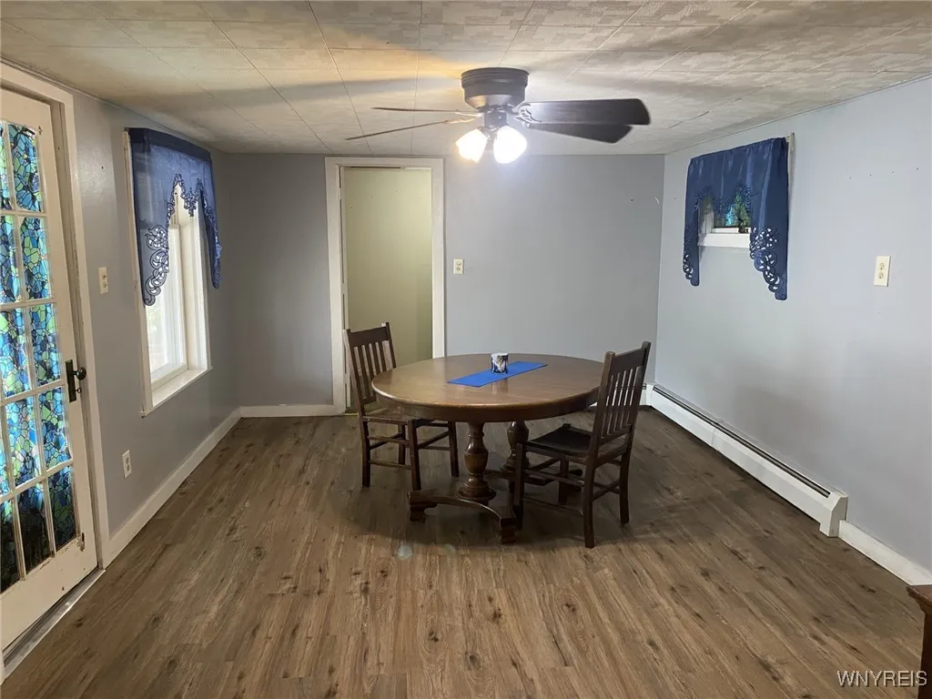 formal dining with huge closet