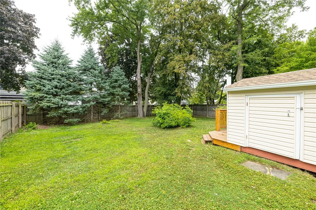 Storage area on the Side of the Deck