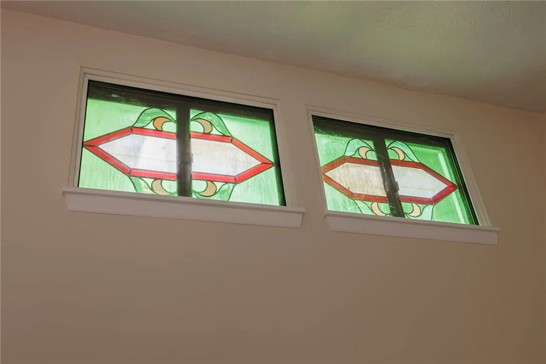 Stained Glass in the Vaulted Ceiling