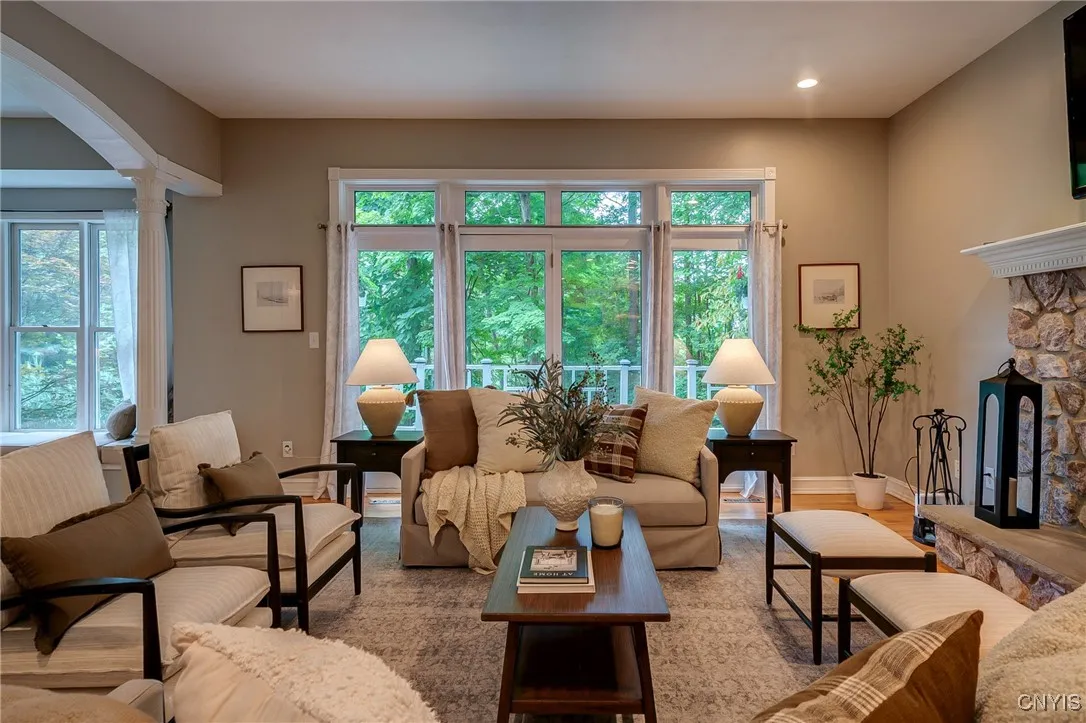 View from the Kitchen into the main living area