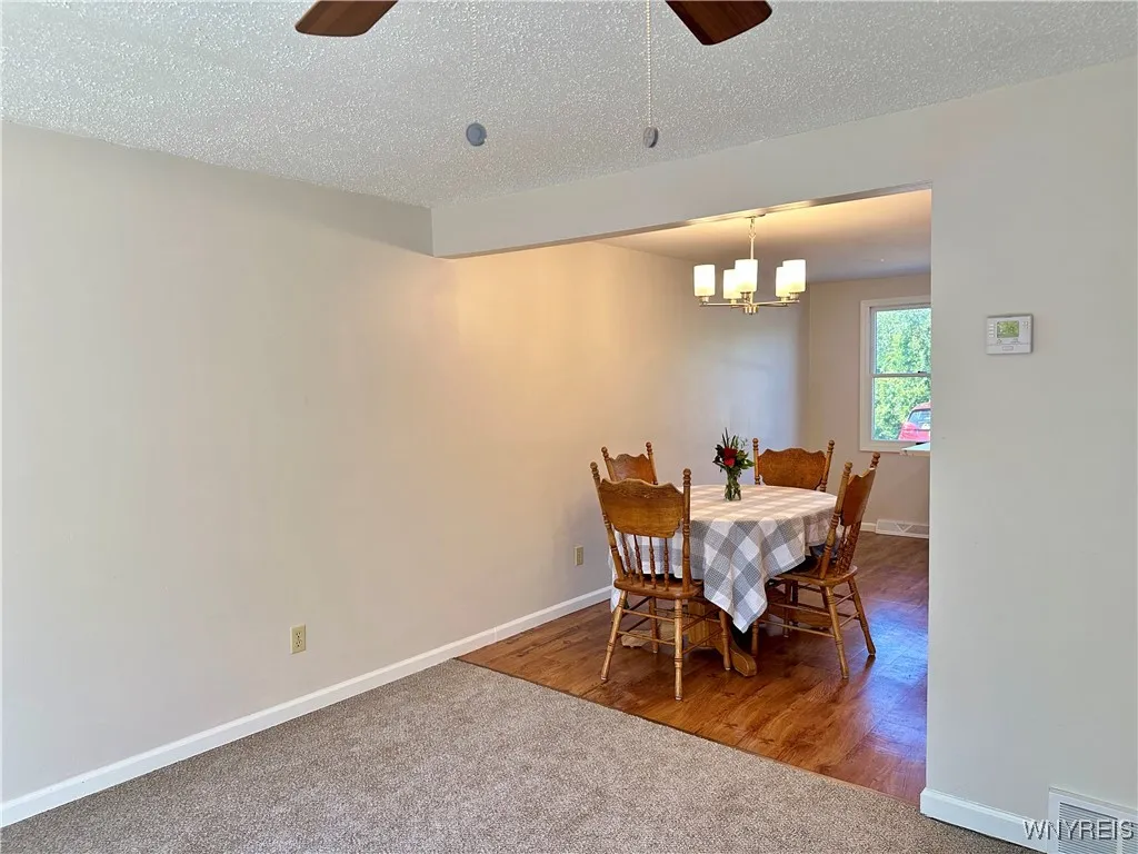 Living room to dining area
