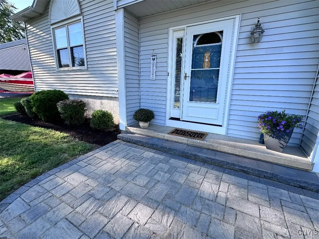 Beautiful Front Paver Patio