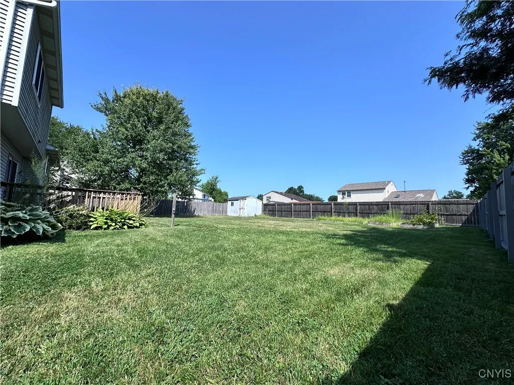 Deck & Semi-Private Back Yard