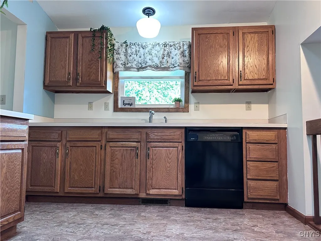 Kitchen Looking Over Backyard