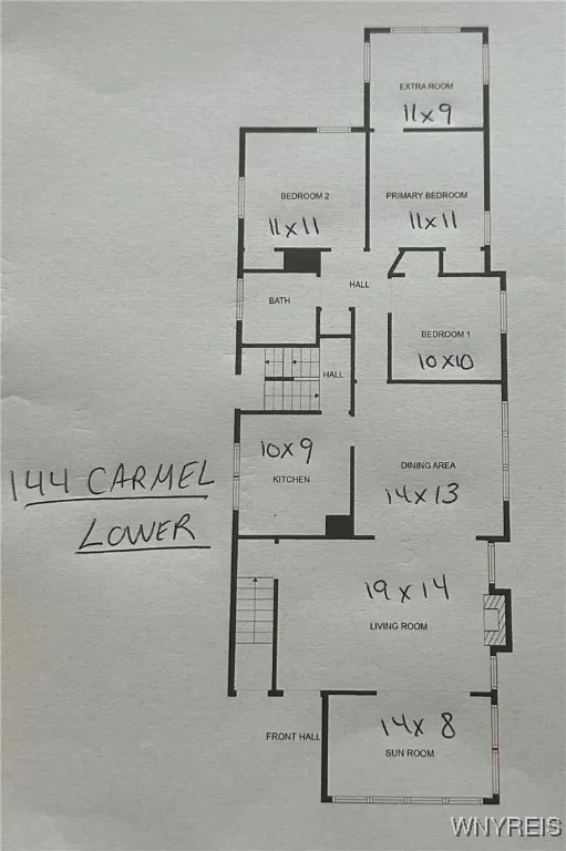 144 Carmel Road, Buffalo, New York 14214, Buffalo, New York 14214, 6 Bedrooms Bedrooms, ,2 BathroomsBathrooms,Residential,Closed,144 Carmel Road, Buffalo, New York 14214,0,B1627549