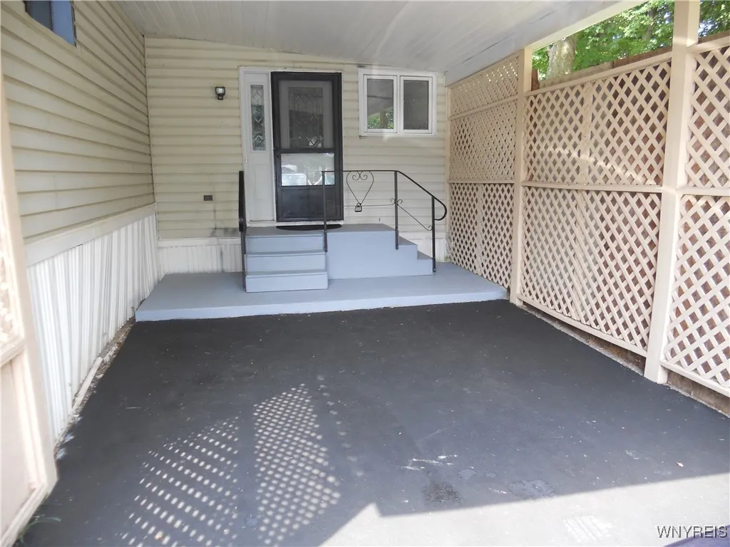 carport/main entry
