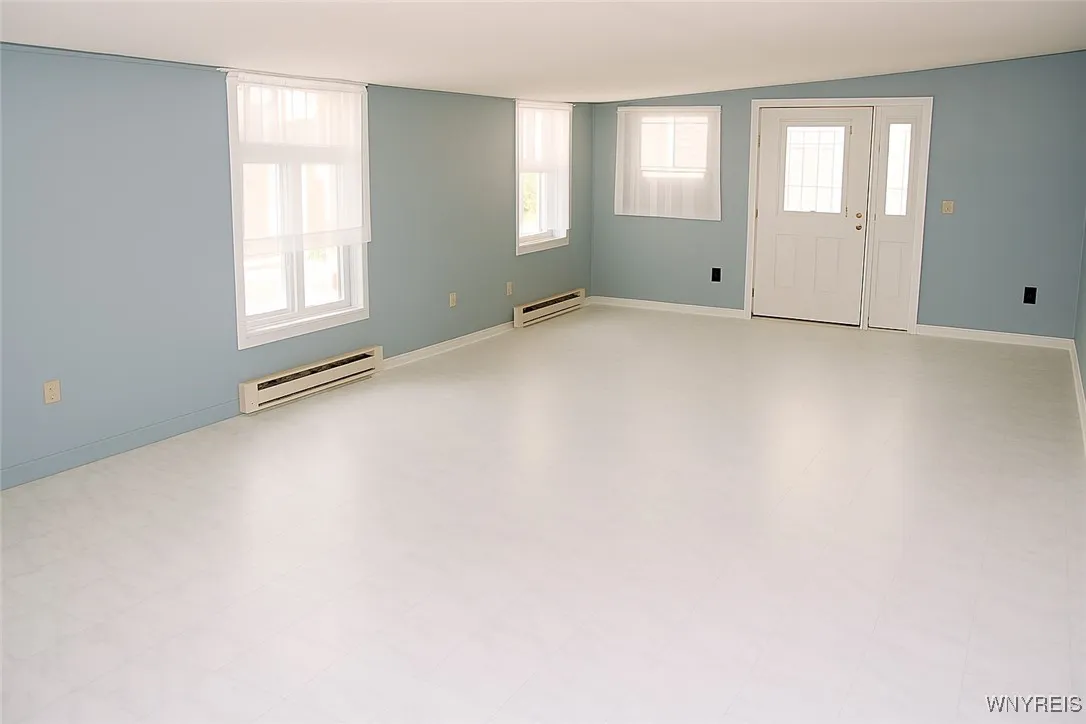 From back to front of 3 season room