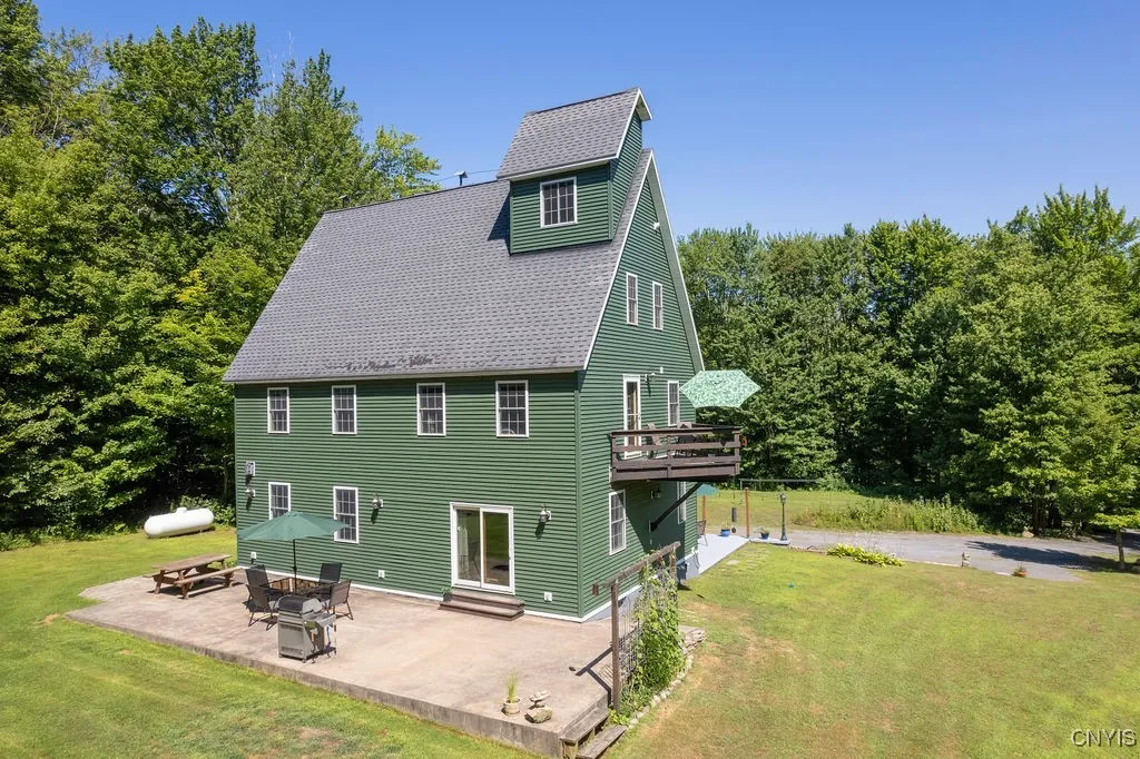 The tall, impressive structure stands strong—just like the surrounding land and trees. It’s a must-see, only minutes from Route 81 and just 40 minutes from Syracuse Airport!