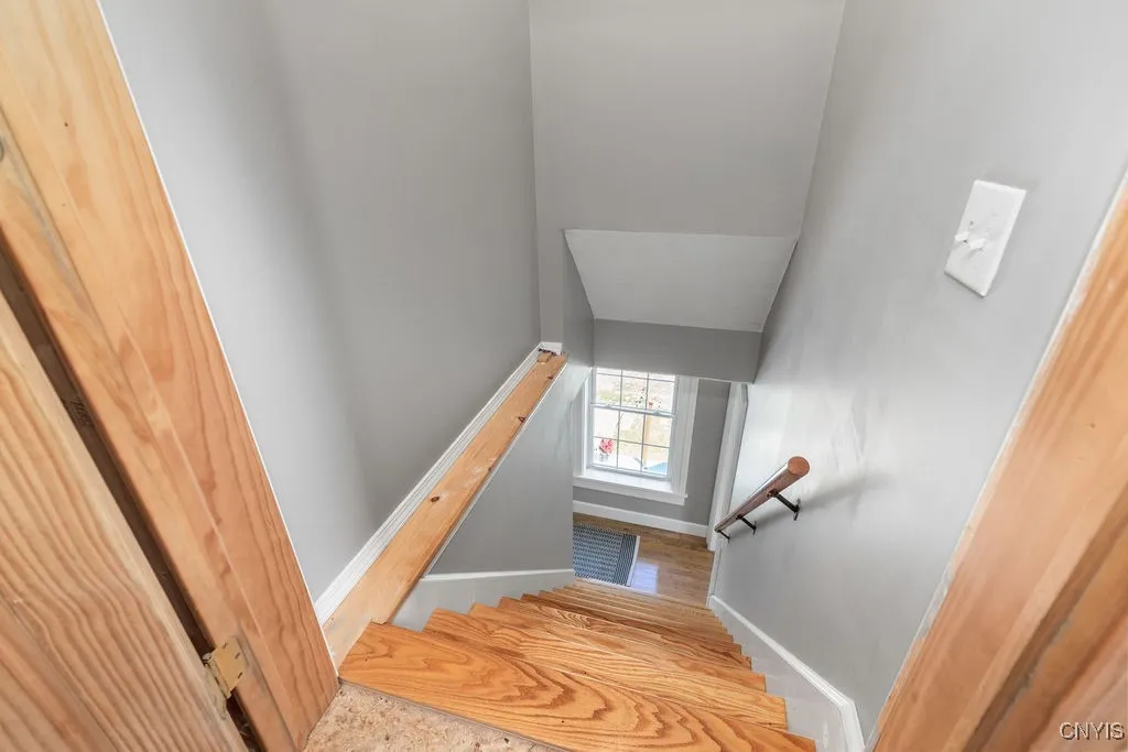 An oak staircase leads from the second to the third level, where you can add your own personal touches to this fantastic home!