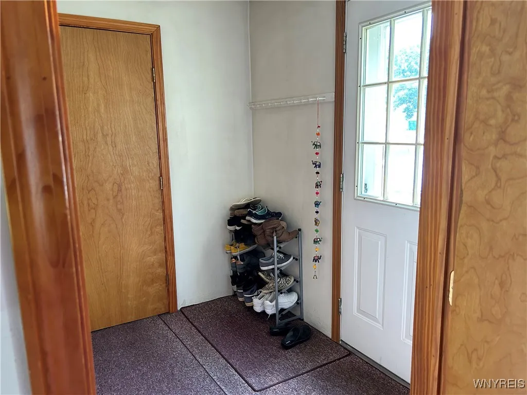 Entryway between garage & famiy room.